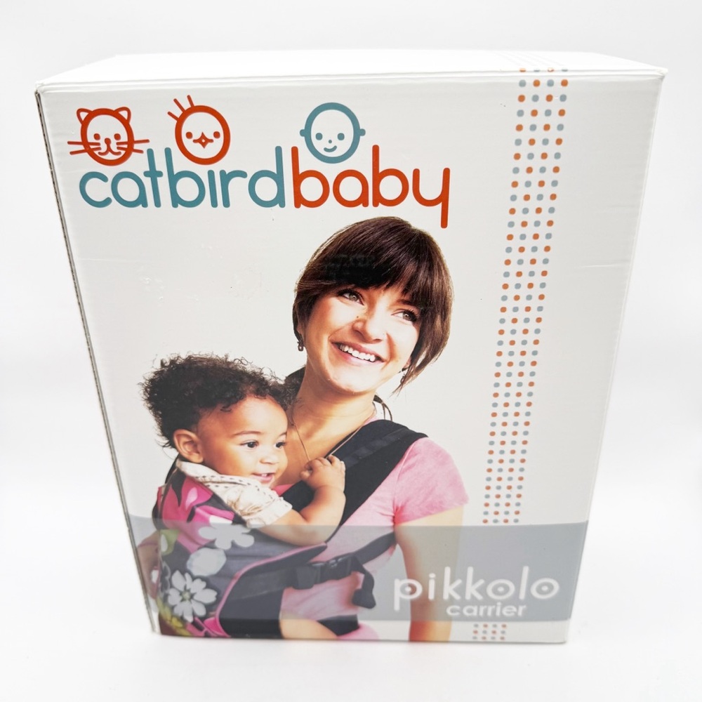 Catbird Baby Pikkolo Newborn Toddler Carrier paisley brown pattern